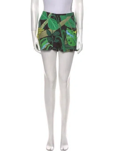 Pre-owned Orlebar Brown Linen Mini Shorts W/ Tags In Green