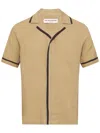 Orlebar Brown Linen Shirt In Neutrals