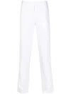 Orlebar Brown Linen Tailored Trousers In White