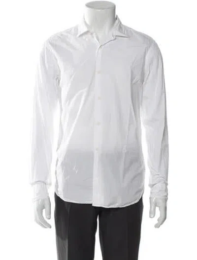 Pre-owned Orlebar Brown Long Sleeve Dress Shirt In White