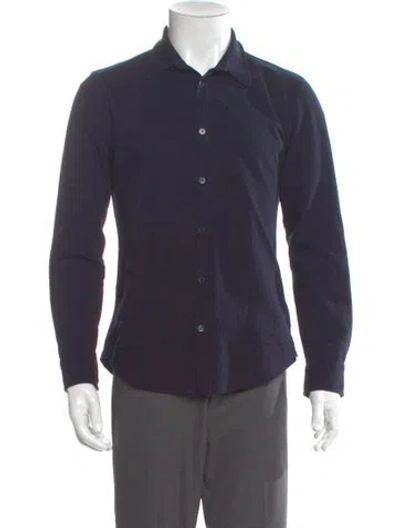 Pre-owned Orlebar Brown Long Sleeve Shirt In Blue