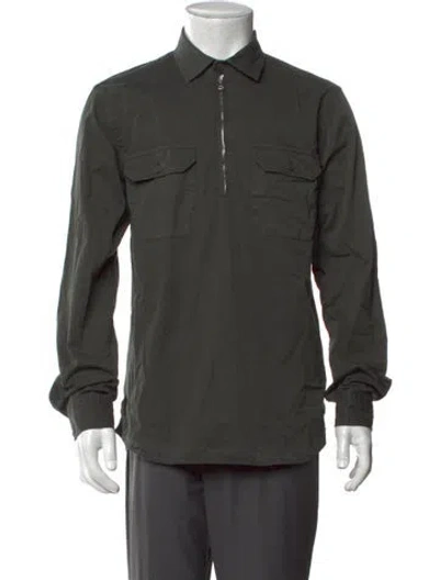 Pre-owned Orlebar Brown Long Sleeve Shirt In Green