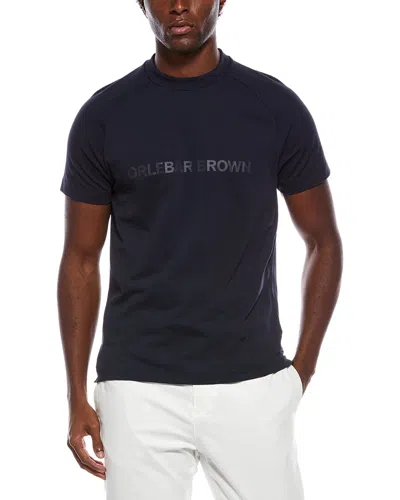 Orlebar Brown Logo-stamp T-shirt In Blue
