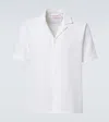 Orlebar Brown Howell Organic Cotton Shirt In White