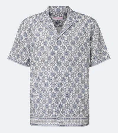 Orlebar Brown Maitan Printed Shirt In Multi