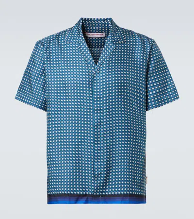 ORLEBAR BROWN MAITAN PRINTED SILK SHIRT