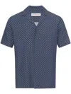 Orlebar Brown Lapel Short-sleeved Shirt In Blue