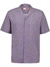 Orlebar Brown Maitan Shirt In Blue