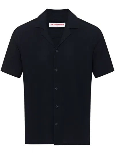 Orlebar Brown Maitan Shirt In Blue