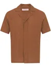 Orlebar Brown Maitan Shirt In Braun