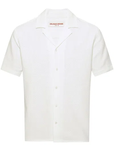Orlebar Brown Maitan Shirt In White