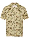 Orlebar Brown Maitan Silk Shirt In Neutrals