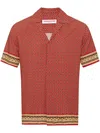 Orlebar Brown Maitan Solmio Shirt In 红色