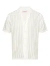 Orlebar Brown Maitan Stripe Shirt In White