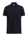 Orlebar Brown Man Polo Shirt Midnight Blue Size Xxl Polyester, Cotton, Elastane In Blue