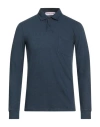Orlebar Brown Man Polo Shirt Navy Size S Cotton In Blue