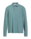 Orlebar Brown Man Polo Shirt Pastel Blue Size Xxl Cotton In Green
