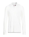 Orlebar Brown Man Polo Shirt White Size Xl Linen In Neutral