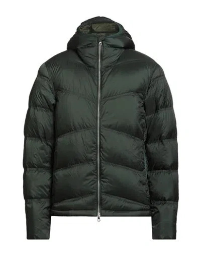 Orlebar Brown Man Puffer Green Size Xl Polyamide In Gray
