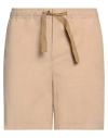 Orlebar Brown Relaxed Fit Piping Seam Linen Drawcord Shorts In Beige