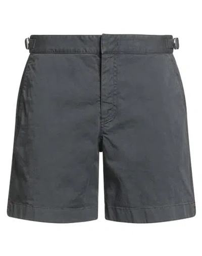 Orlebar Brown Man Shorts & Bermuda Shorts Grey Size 34 Cotton, Elastane In Gray