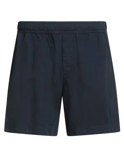 Orlebar Brown Man Shorts & Bermuda Shorts Midnight Blue Size 32 Cotton, Linen