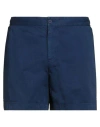 Orlebar Brown Man Shorts & Bermuda Shorts Navy Size 32 Cotton In Blue