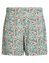 Orlebar Brown Man Shorts & Bermuda Shorts Sky Blue Size 34 Cotton, Elastane In Blue