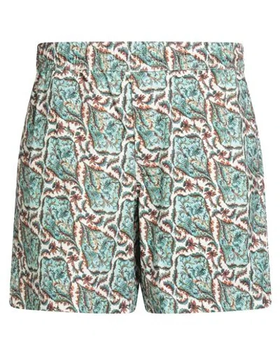 Orlebar Brown Man Shorts & Bermuda Shorts Sky Blue Size 34 Cotton, Elastane