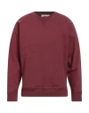 Orlebar Brown Man Sweatshirt Brick Size Xxl Cotton, Elastane In Burgundy