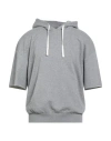 Orlebar Brown Man Sweatshirt Grey Size Xxl Cotton, Polyester, Elastane In Gray