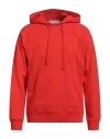 Orlebar Brown Man Sweatshirt Tomato Red Size Xxl Cotton, Elastane In Red