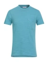 Orlebar Brown Man T-shirt Light Blue Size S Cotton In Blue