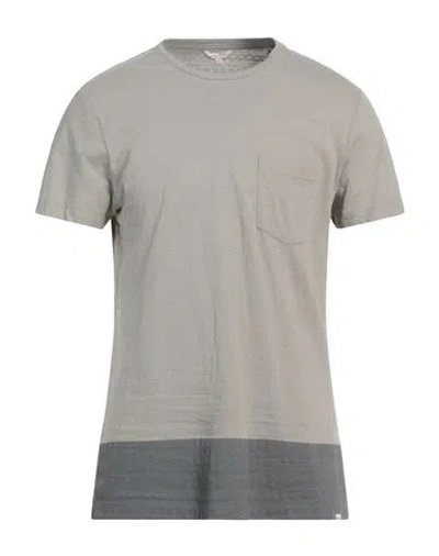 Orlebar Brown Man T-shirt Light Grey Size Xl Cotton
