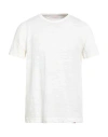 Orlebar Brown Man T-shirt Off White Size L Cotton In White