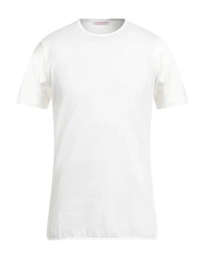 Orlebar Brown Man T-shirt Off White Size Xl Cotton