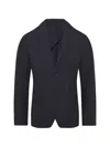 Orlebar Brown Mathis Button-up Blazer In Black