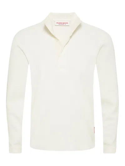 Orlebar Brown Mazari Textured Polo Shirt