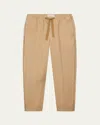 Orlebar Brown Men's Alex Drawstring Trousers In Biscuit/damson