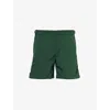Orlebar Brown Mens Amazonian Green Bulldog Logo-tab Regular-fit Swim Shorts In Amazonian Green