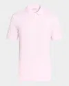 Orlebar Brown Men's Bruno Cotton Pique Polo Shirt In Gold