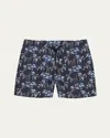 Orlebar Brown Catkin Knight Swim Shorts In Night Iris