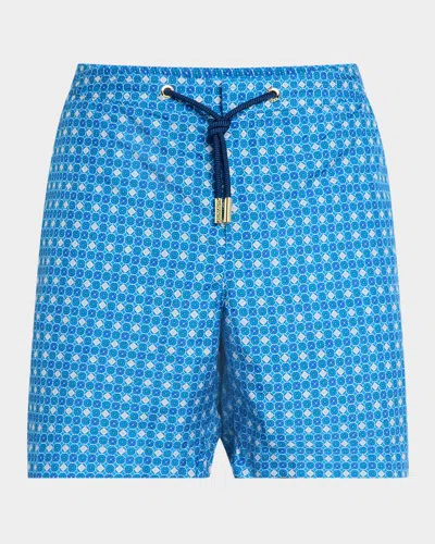 ORLEBAR BROWN MEN'S BULLDOG DAHLIA DRAWCORD SWIM SHORTS
