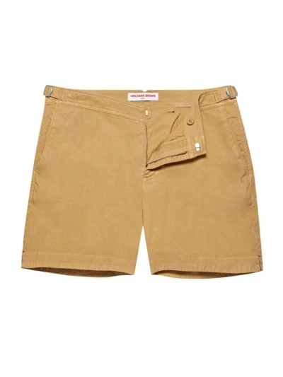Orlebar Brown Men's Bulldog Linen-blend Shorts In Biscuit