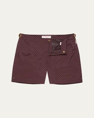 ORLEBAR BROWN MEN'S BULLDOG POLKA DOT SWIM SHORTS