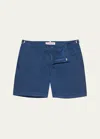 Orlebar Brown Men's Bulldog Twill Shorts In Deep Indigo