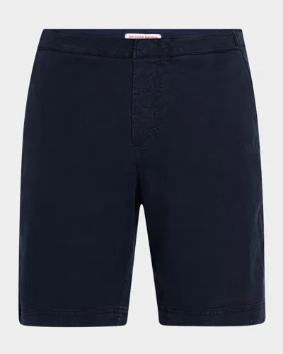 Orlebar Brown Men's Dane Ii Garment-dyed Shorts In Night Iris