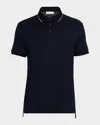 Orlebar Brown Men's Dominic Short-sleeve Fine Ribbon Polo Shirt In Blue