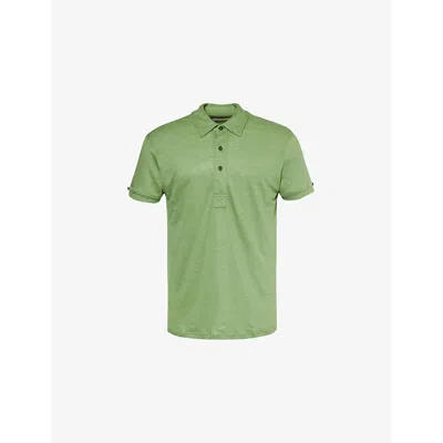 Orlebar Brown Mens Fresh Lawn Sebastian Short-sleeve Linen Polo Shirt