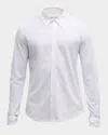 Orlebar Brown Men's Giles Pique Button-down Shirt In White